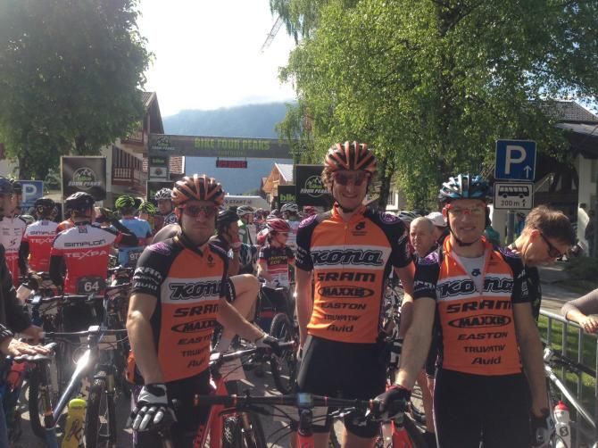 The Kona team at the Bike Four Peaks