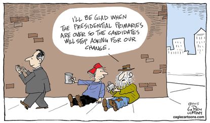 Political cartoon U.S. 2016 Primaries