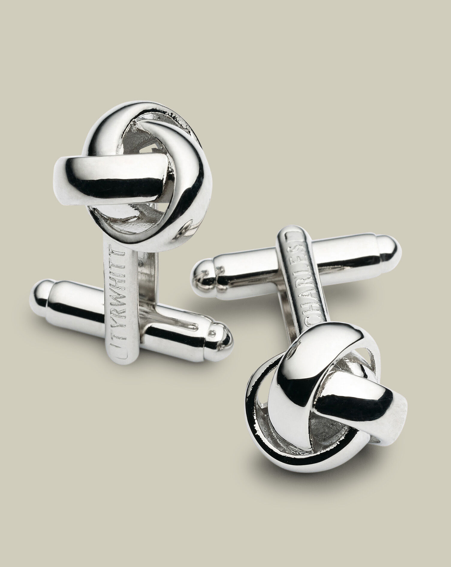 Knot Cufflinks - Silver