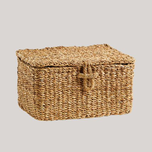 Lidded Storage Basket