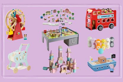 Round up of the best wooden toys and puzzles with a boat, bus and castle to choose from