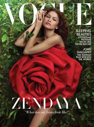 Zendaya on the cover of Vogue