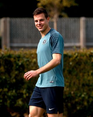 Cesar Azpilicueta is ready to play at centre back for Chelsea