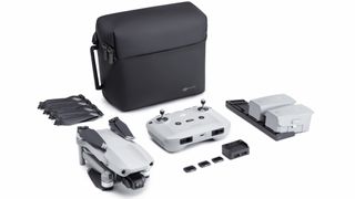The Air is offered in both the standard kit, with a single battery and remote, and the Fly More pack which (for an extra $200/£180) adds in multi-charger, bag, 3 batteries, more spare props and a set of filters.