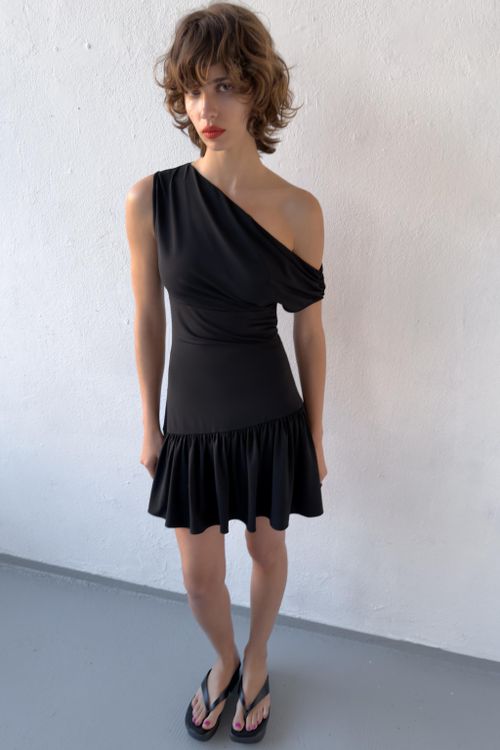 Asymmetric Short Dress