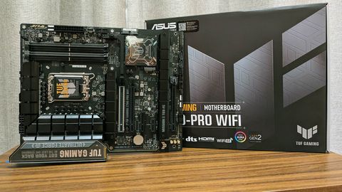 Asus TUF Gaming Z790 Pro WiFi motherboard and box