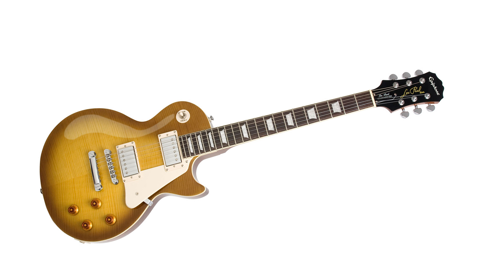 Best electric guitars 2019: Epiphone Les Paul Standard PlusTop Pro