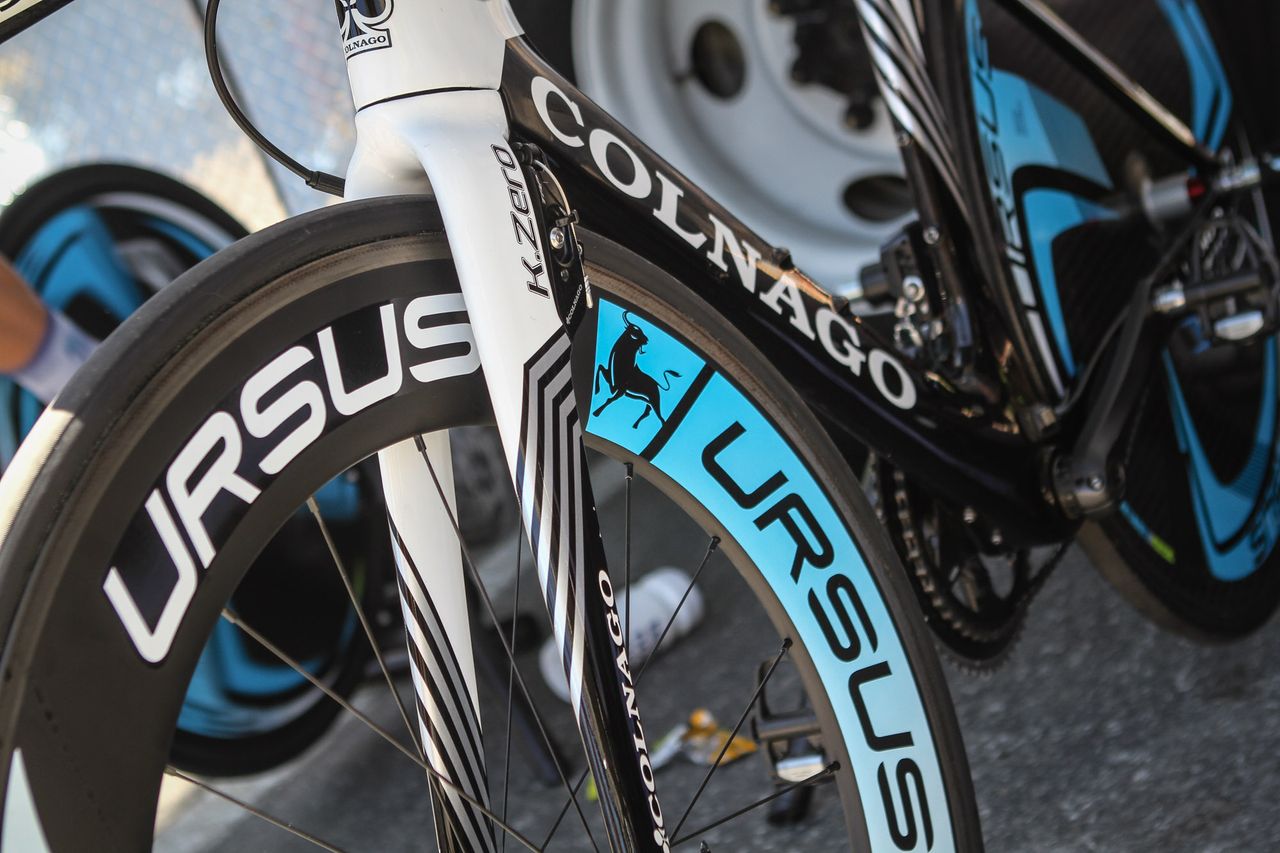 Team Novo Nordisk run Italian brand Ursus wheels
