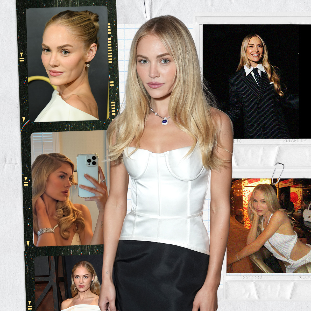 Photo collage of actress Michelle Randolph