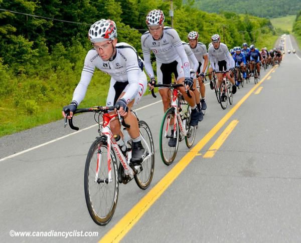 Competitive Cyclist Racing Team spent most of the day at the front of the peloton