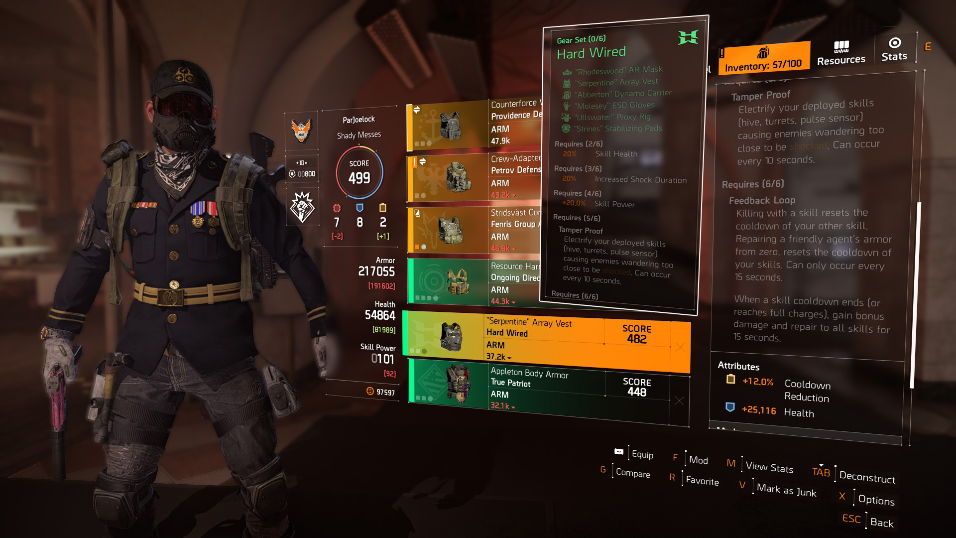 The Division 2 gear sets guide how to get True Patriot, Hard Wired and