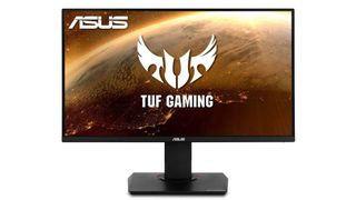 Product shot of the Asus TUF Gaming VG289Q, one of the best 4K monitors