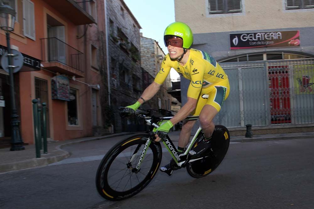 Ben King goes deep during the time trial