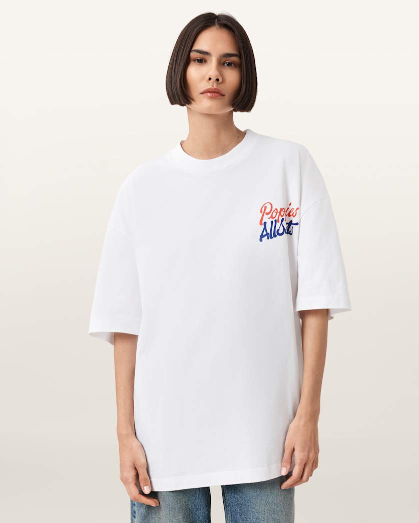 Allsaints X Poppies Oversized T-Shirt