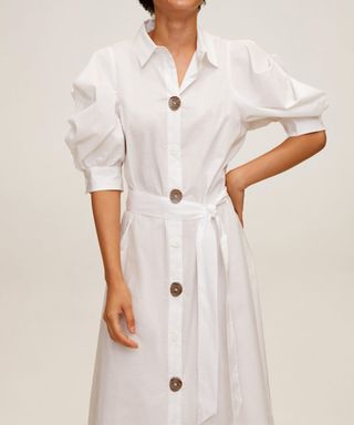 Poplin buttoned dress, £69.99, Mango