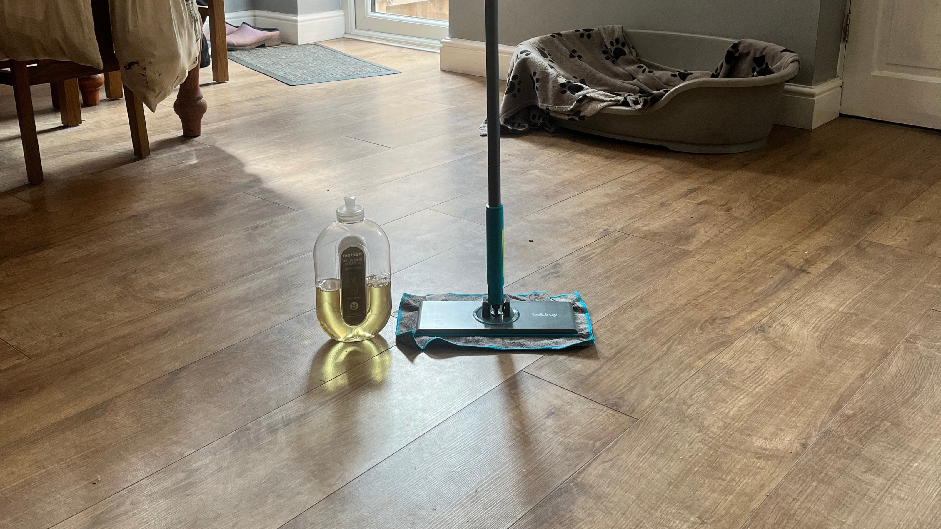 Beldray mop and Method floor cleaner.