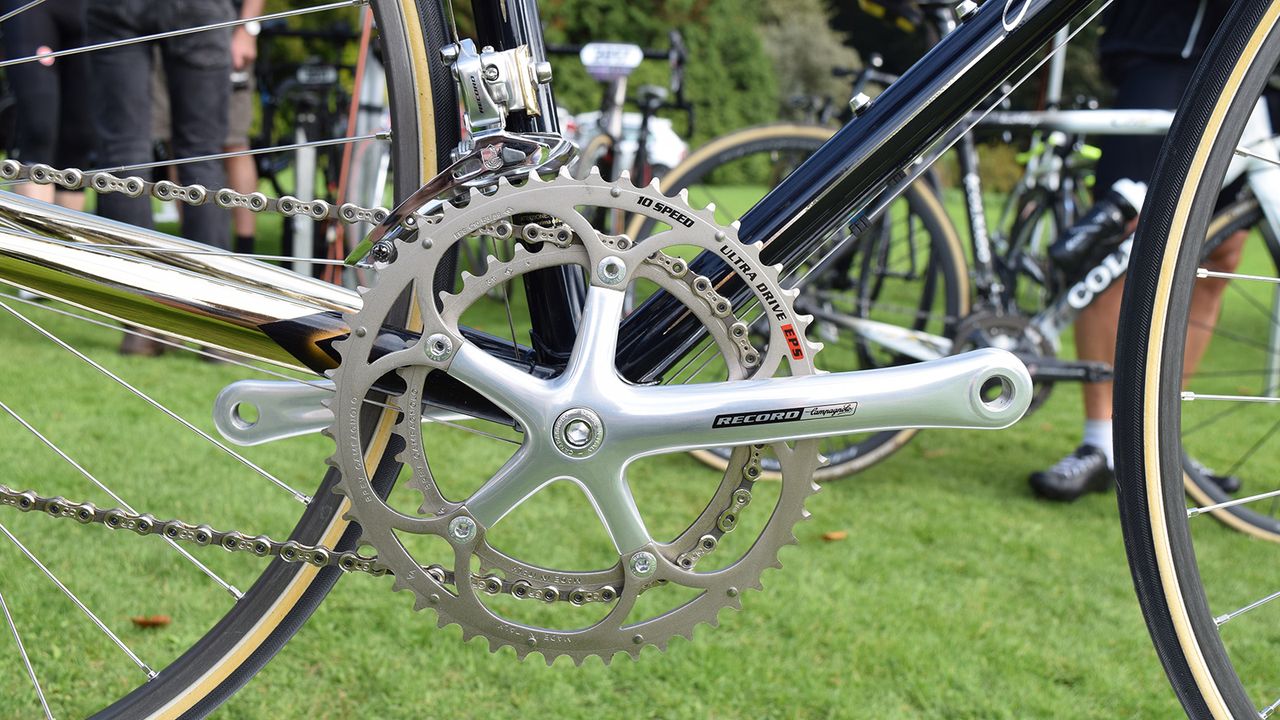 An immaculate Campganolo Record 10-speed groupset