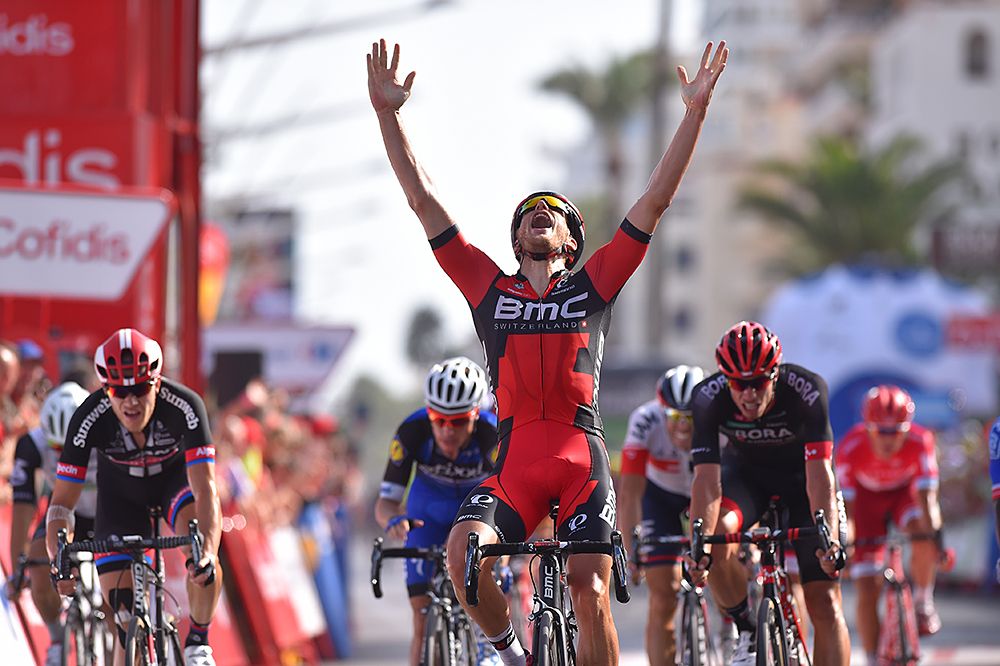 Jempy Drucker (BMC) wins Vuelta a Espana stage 16