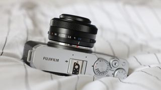 TTArtisan AF 27mm lens on Fujifilm X-E4 camera