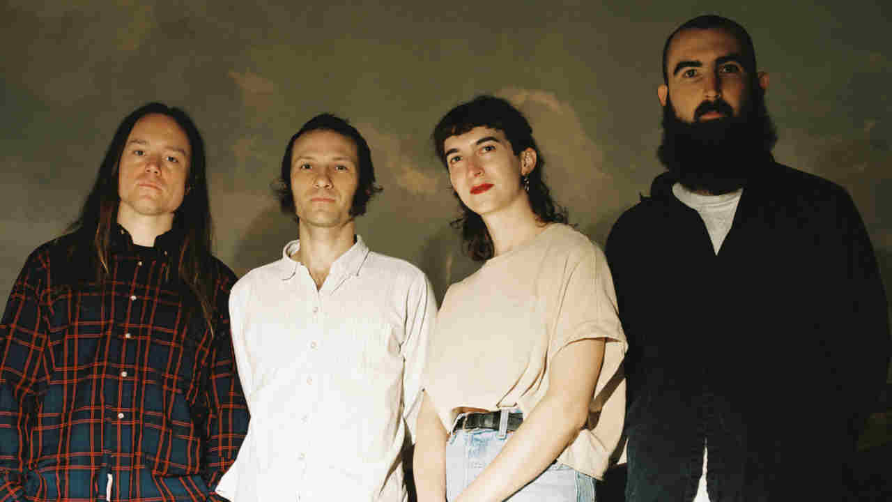 Metal band Agriculture posing for a photograph in 2025