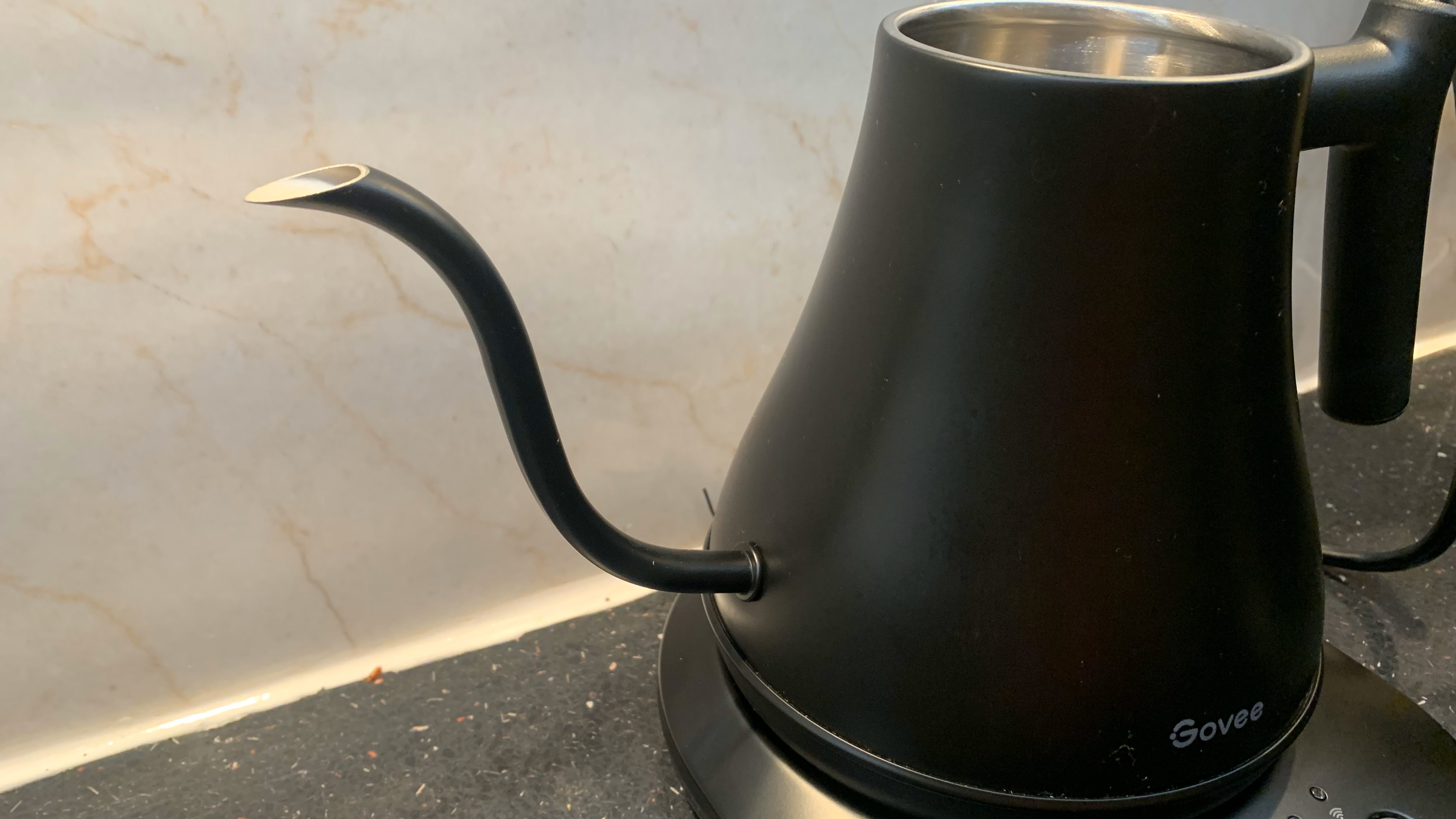 Govee Smart Kettle on the author's kitchen counter