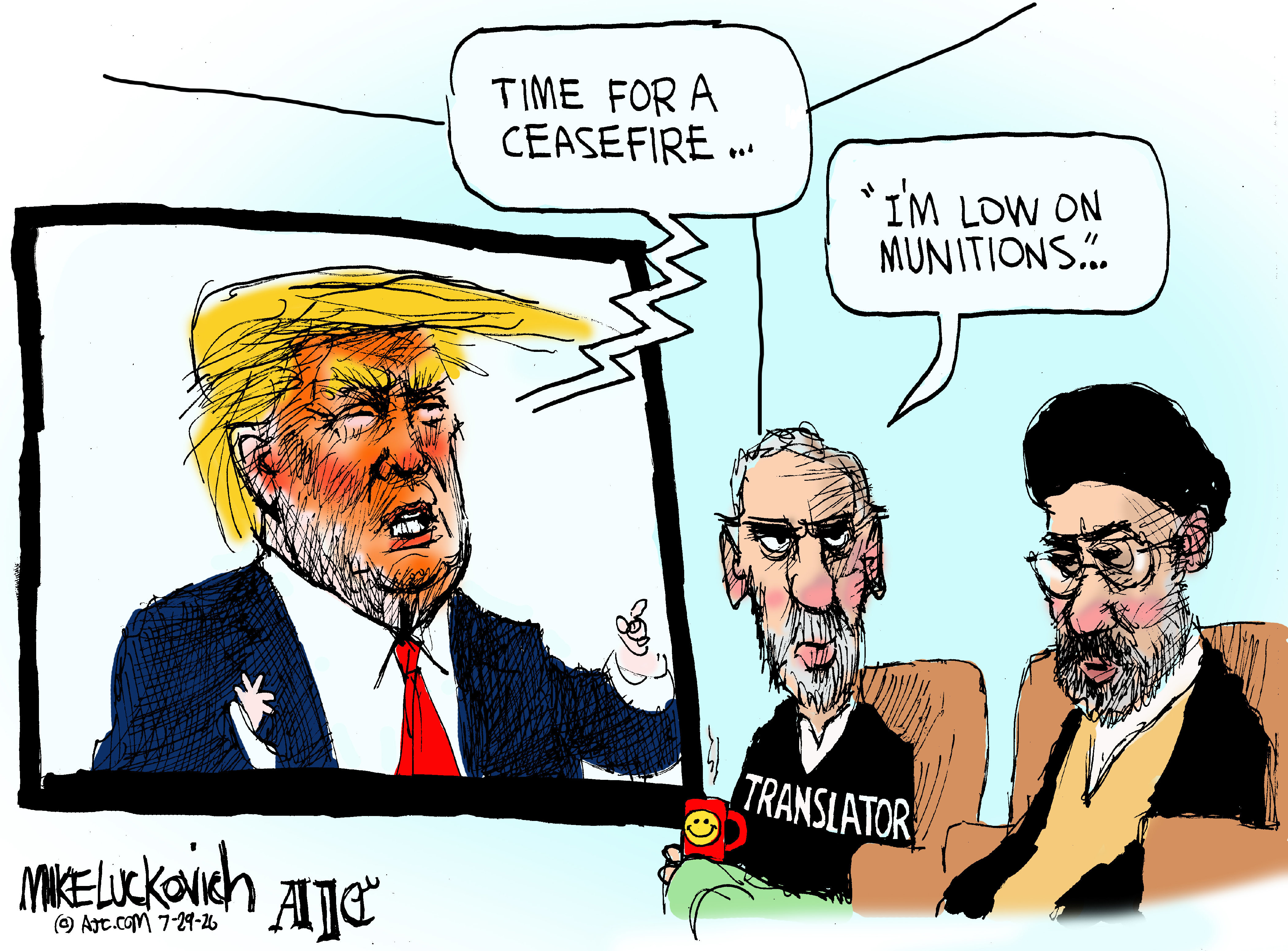 Political cartoon