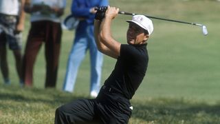 Gary Player takes a shot at the 1965 US Open
