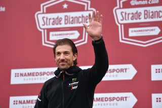 Fabian Cancellara at the start of Strade Bianche