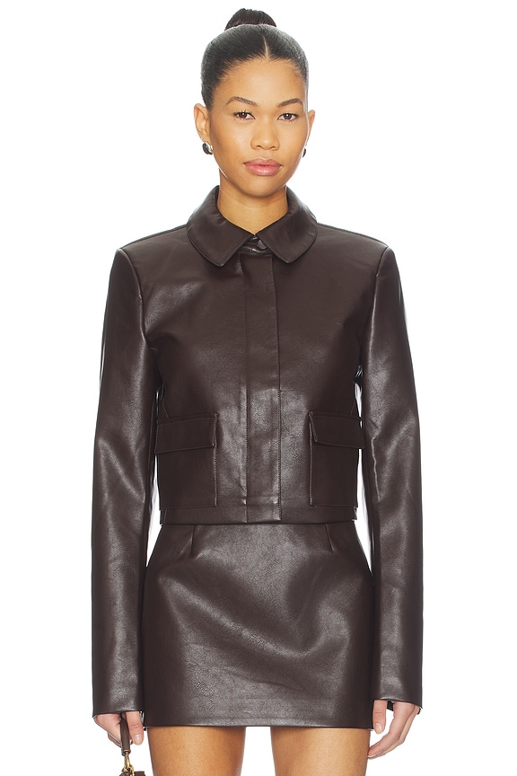 Bleeker Faux Leather Jacket