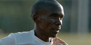 Eliud Kipchoge, running