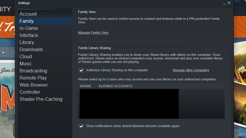 authorize it for steam sharing mac