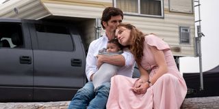 Odessa Young as Fran Goldsmith and James Marsden as Stu Redman in The Stand