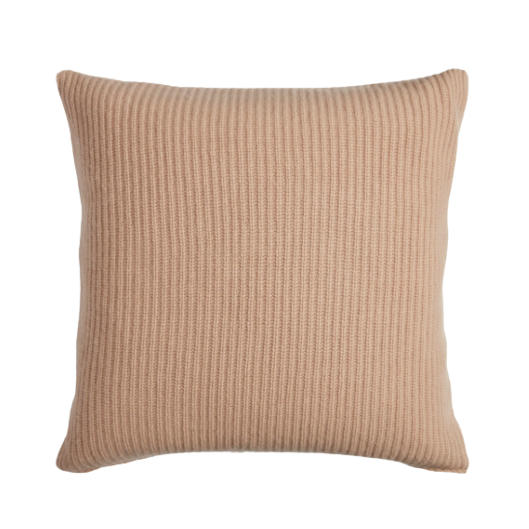 Rib Wool & Cashmere Accent Pillow