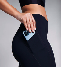 The Lightspeed 8/8 legging in black - £98 | LNDR 
Last but by no means least, meet the LNDR Lightspeed design - and yes, you will feel lightspeed fast when running in them. When I tested, I loved working out in them. I found them to be light, breathable, and with plenty of pocket space, too. As per the Claude Pocket Sport design, there is a pocket on each thigh.