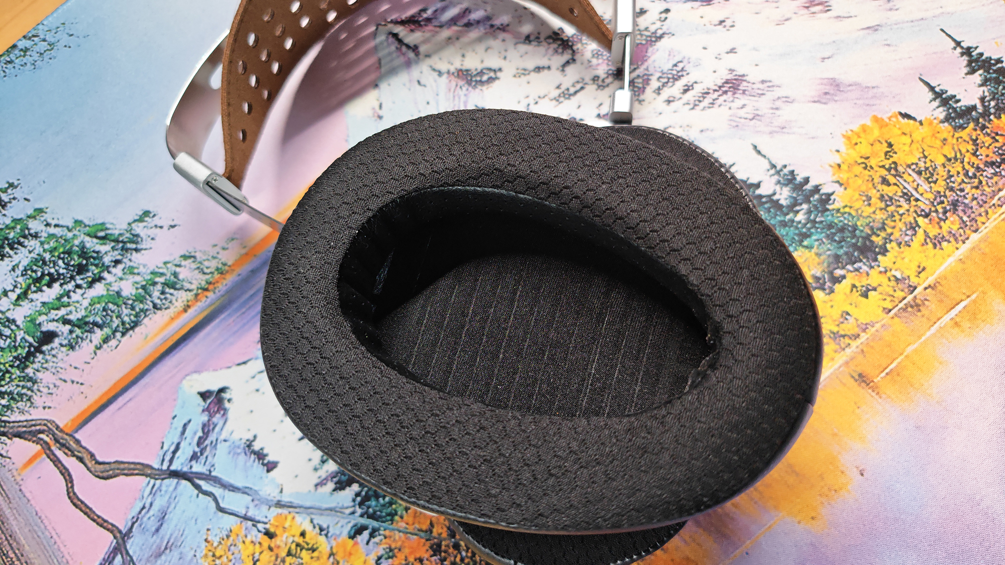 The HiFiMan HE1000 audiophile headphones.