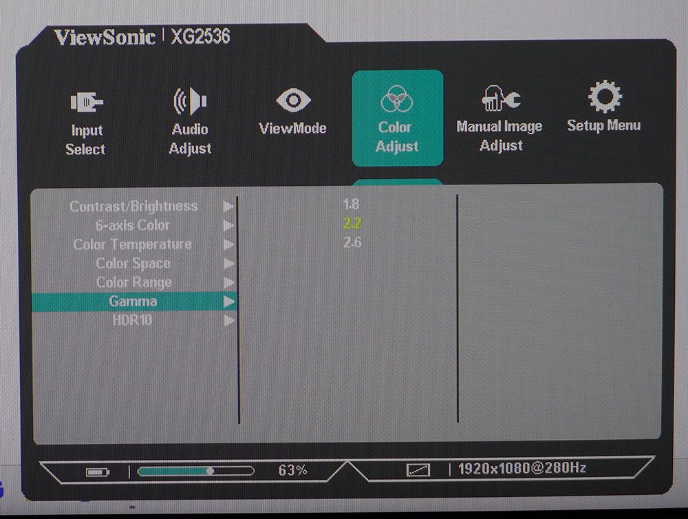 ViewSonic XG2536