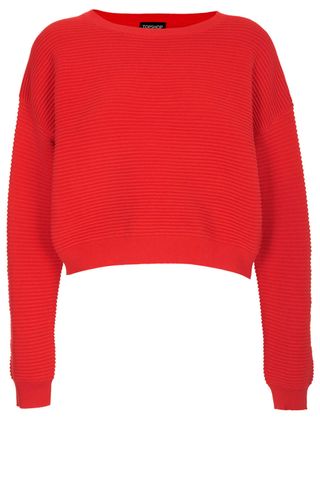 Topshop Knitted Rib Texture Jumper, £38