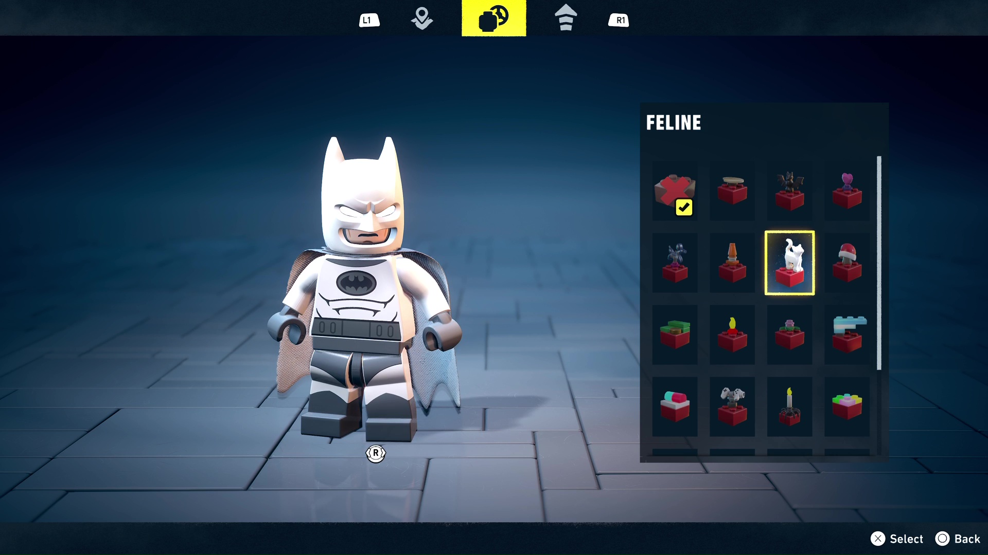 Feline Red Brick modifier in Lego Batman Legacy of the Dark Knight