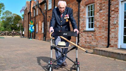 Captain Tom Moore, who died aged 100