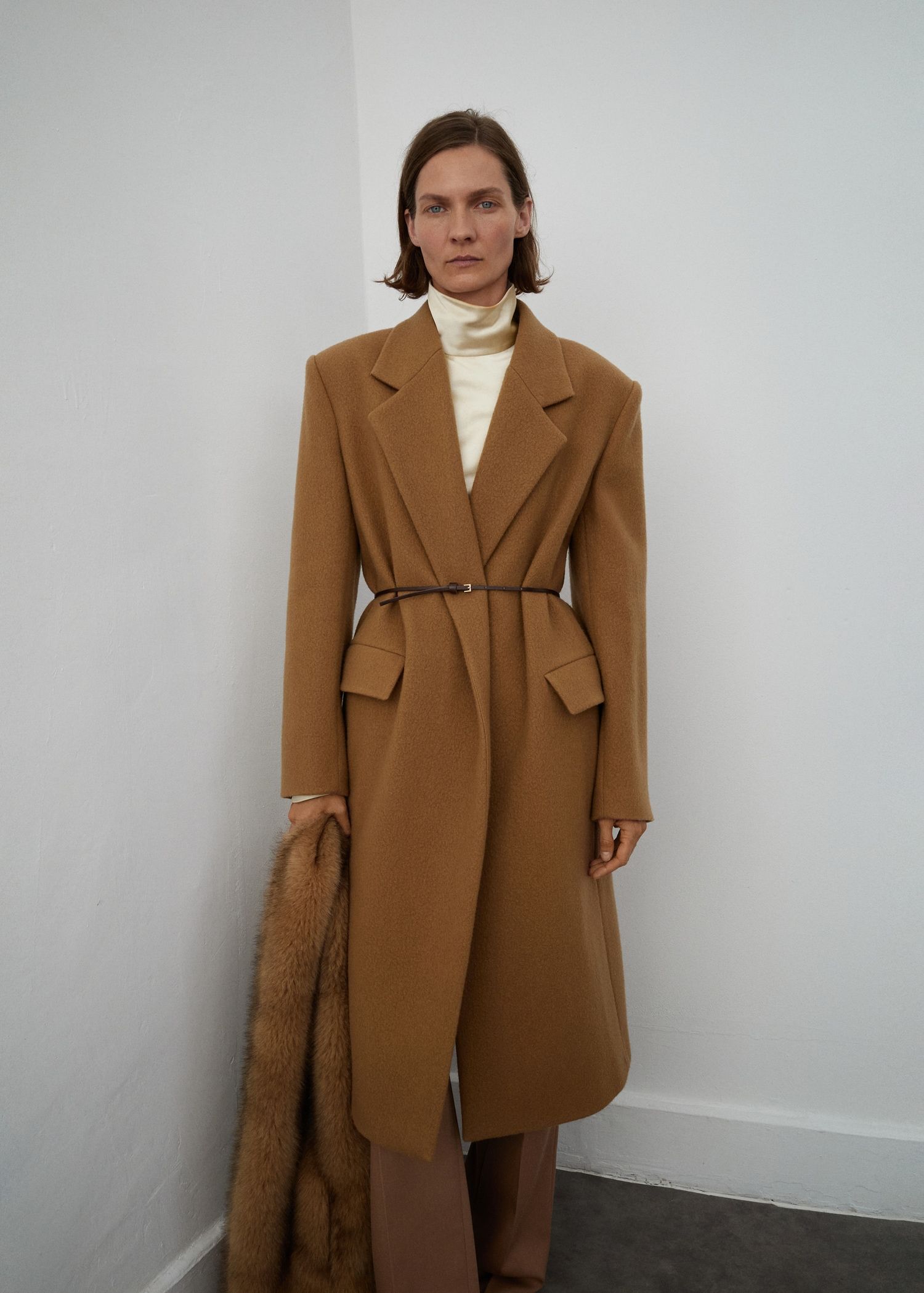 Wool Coat With Lapels - Women | Mango United Kingdom