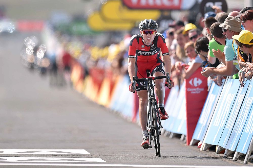 Tejay van Garderen slipped to third overall during stage 14.