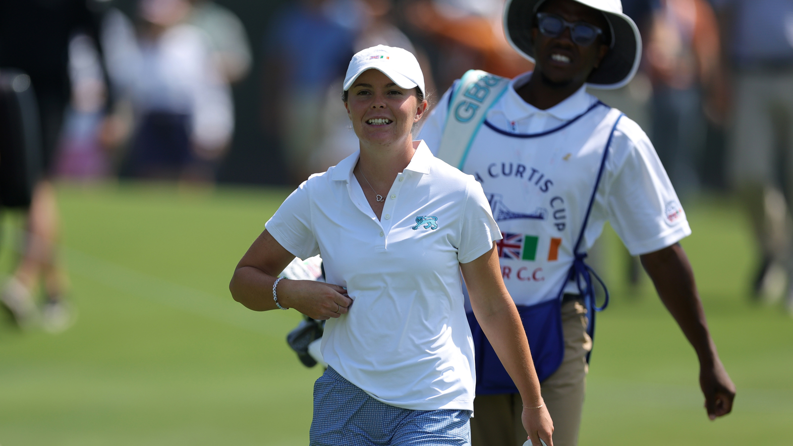 Beth Coulter walks down the fairway
