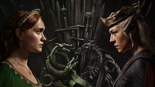 House of the Dragon season 2 poster featuring Olivia Cooke and Emma D'Arcy