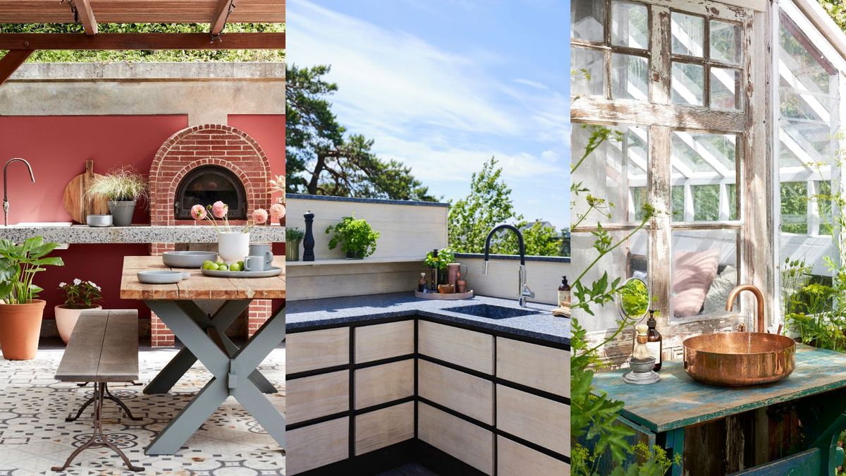 Outdoor sink ideas: 10 ways to add one to your cook space