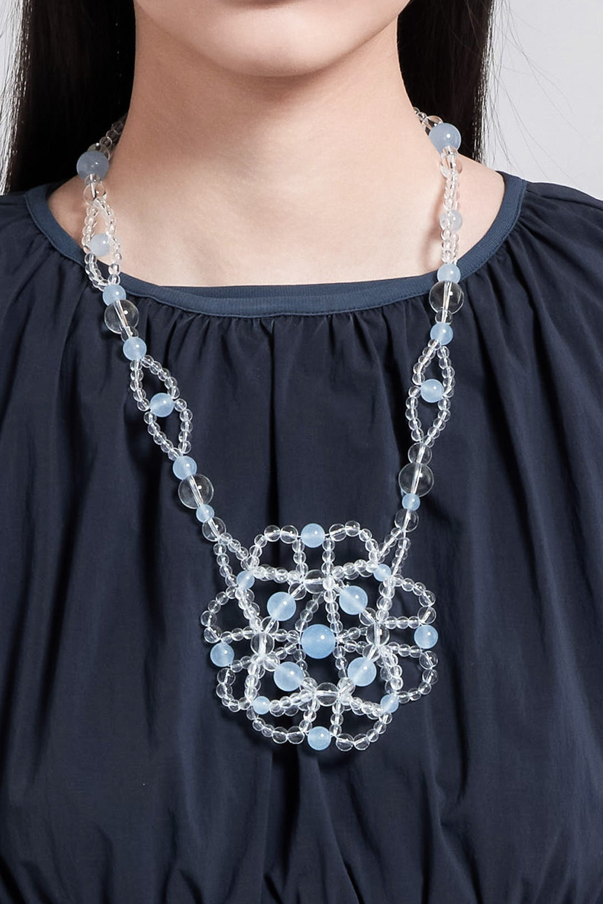 Bubble Lotus Necklace - One Size