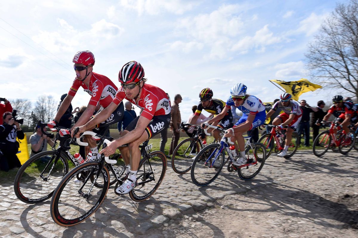 J&uuml;rgen Roelandts and Marcel Sieberg (Lotto Soudal)