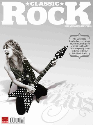 The cover of Classic Rock magazine issue 168 featuring Randy Rhoads