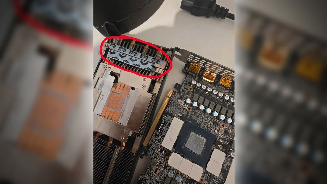 Gamer uncovers factory plastic left on RTX 3070 VRM pads after five years, causing overheating — claims removal and repasting dropped GPU hotspot temperatures b