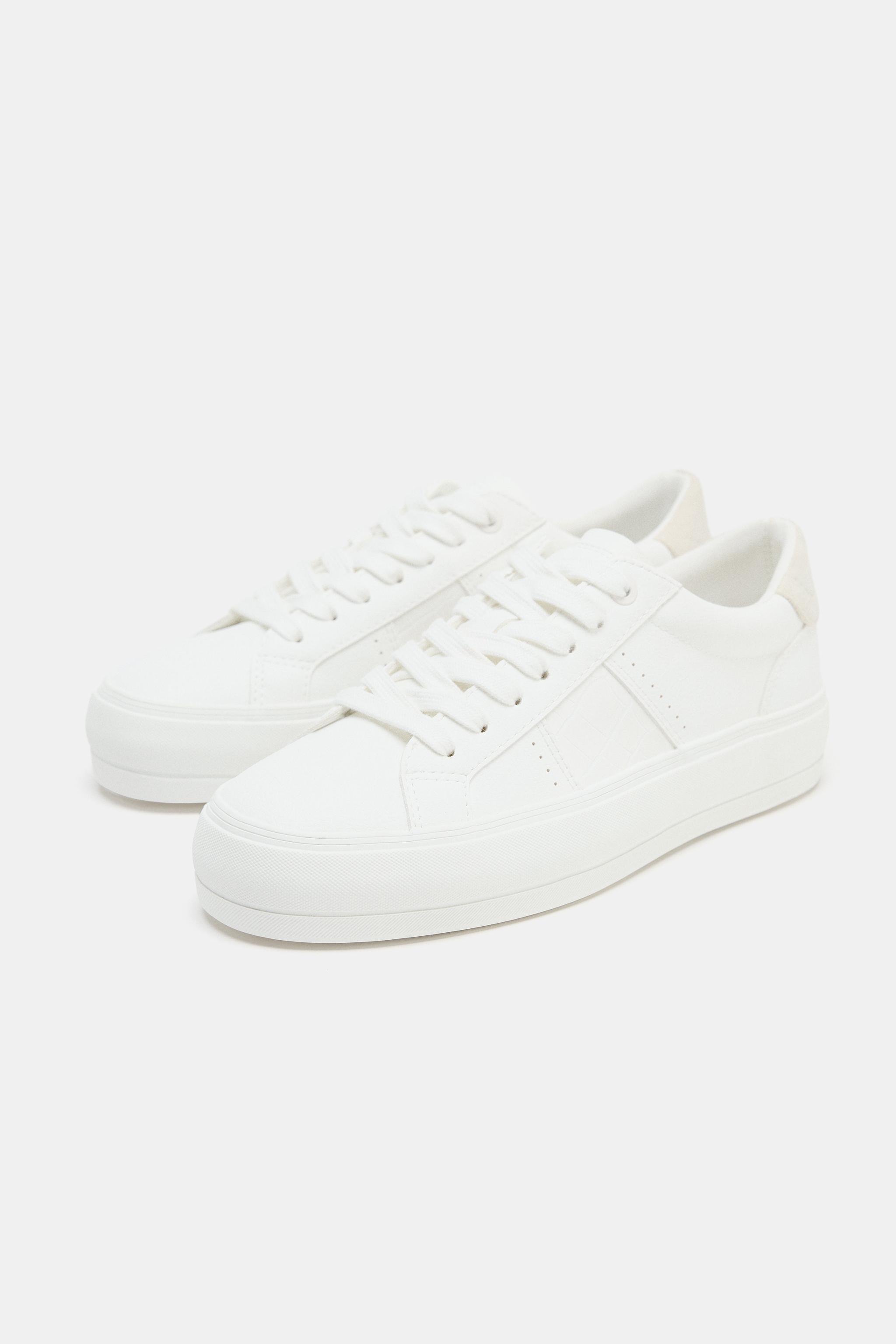 Topstitching Detail Sneakers