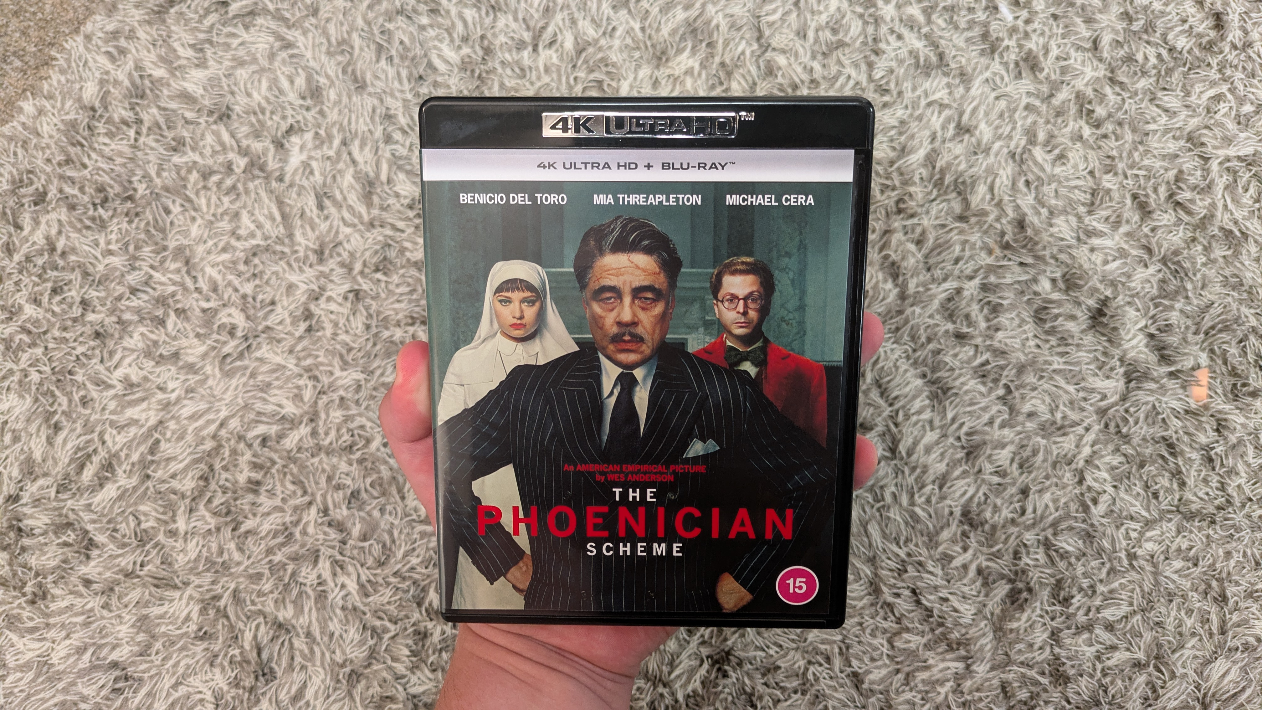 The Phoenician Scheme 4K Blu-ray case